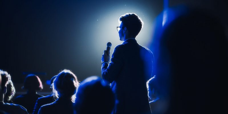 Male,Asking,A,Question,To,A,Speaker,During,A,Q